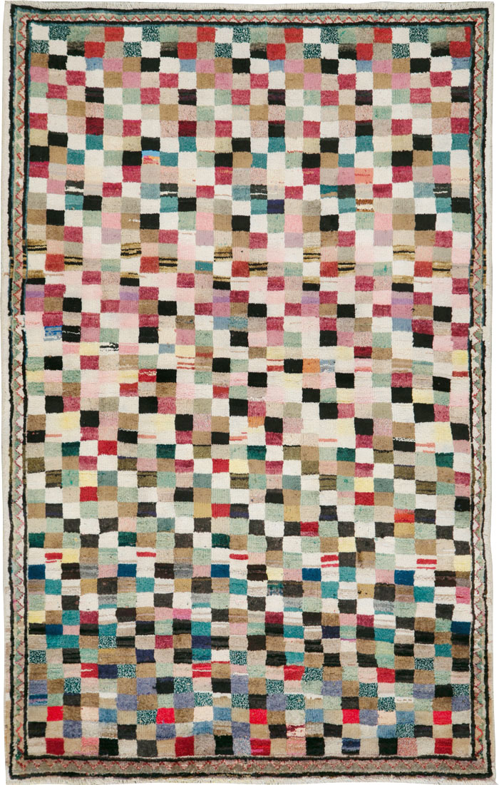 Vintage Persian Mahal Rug, No.26298 - Galerie Shabab