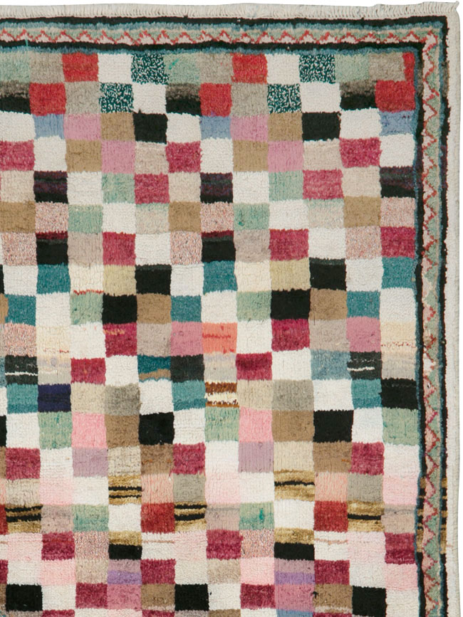 Vintage Persian Mahal Rug, No.26298 - Galerie Shabab