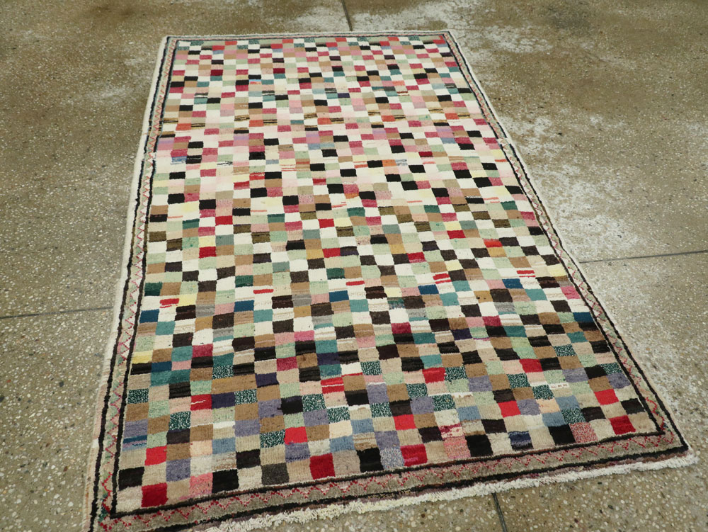 Vintage Persian Mahal Rug, No.26298 - Galerie Shabab