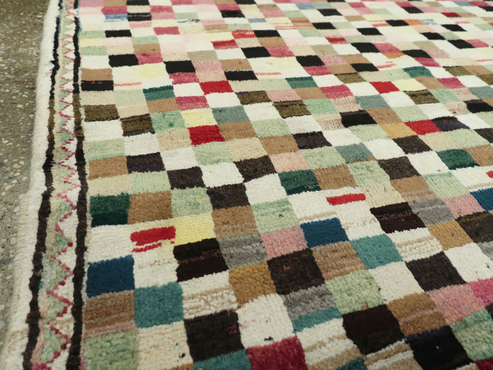 Vintage Persian Mahal Rug, No.26298 - Galerie Shabab