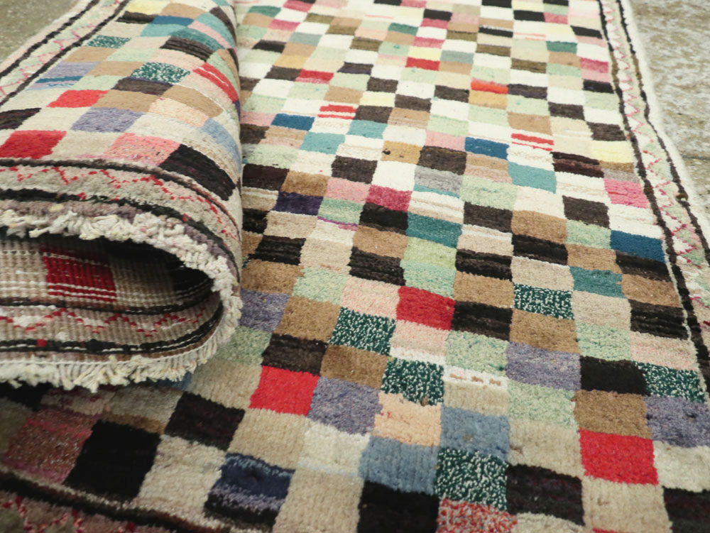 Vintage Persian Mahal Rug, No.26298 - Galerie Shabab