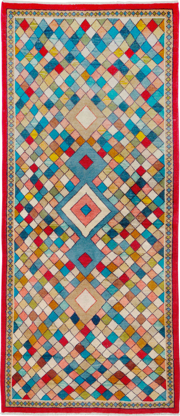 Vintage Persian Mahal Rug, No.26302 - Galerie Shabab