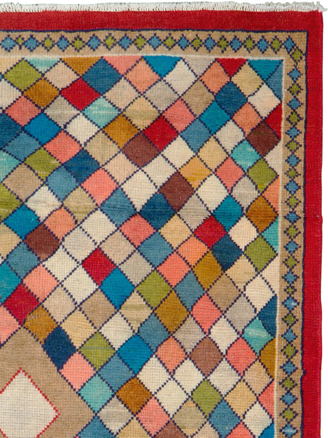 Vintage Persian Mahal Rug, No.26302 - Galerie Shabab