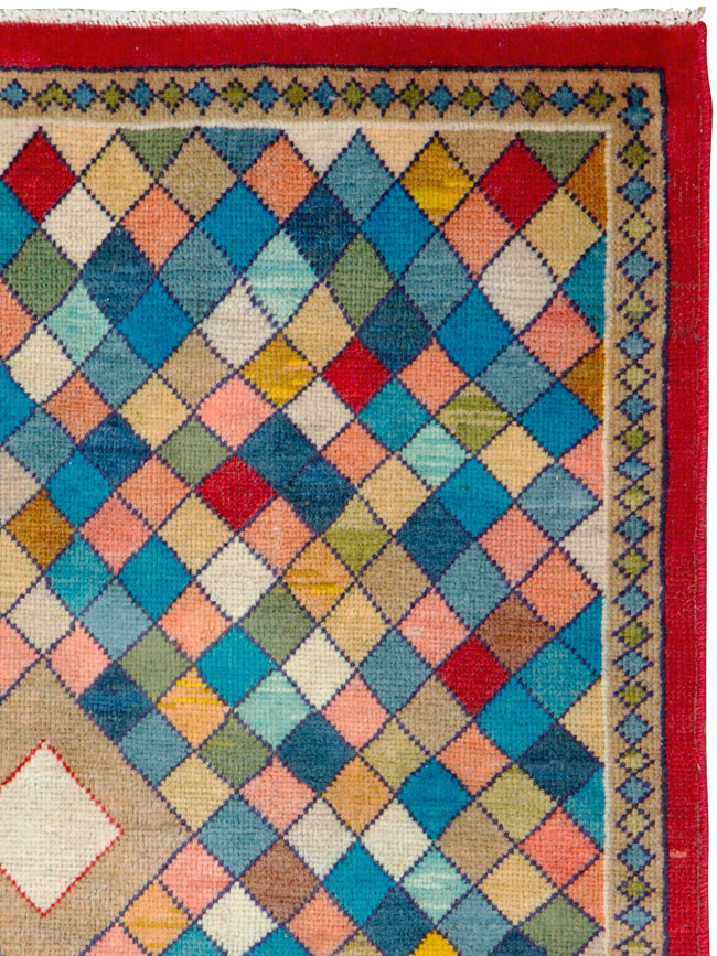 Vintage Persian Mahal Rug, No.26302 - Galerie Shabab