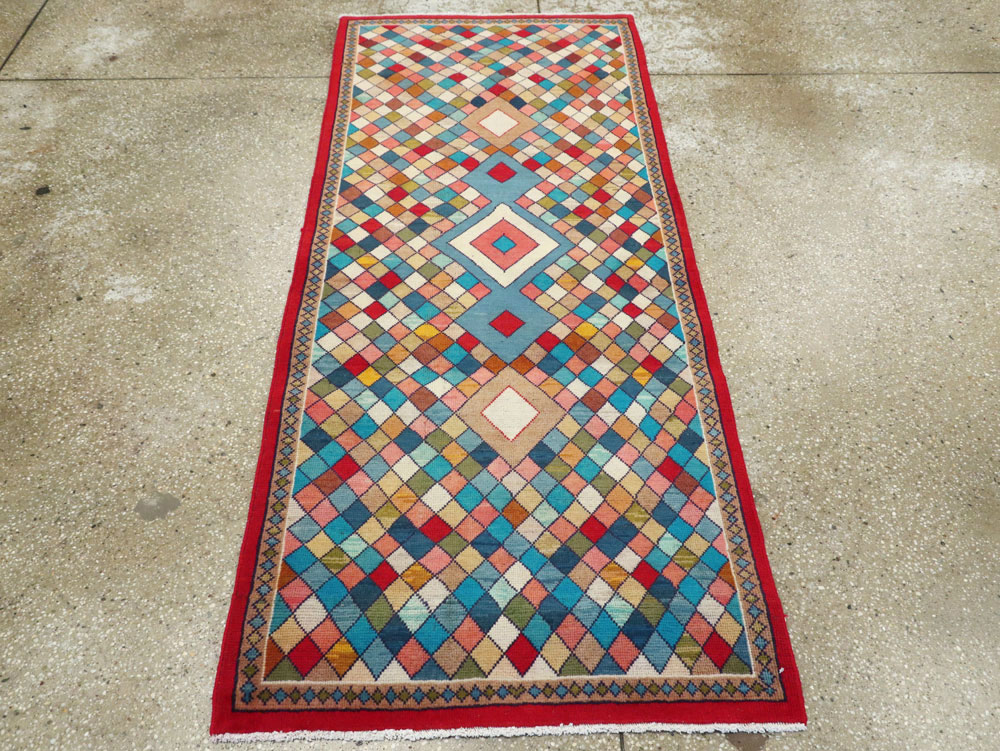 Vintage Persian Mahal Rug, No.26302 - Galerie Shabab