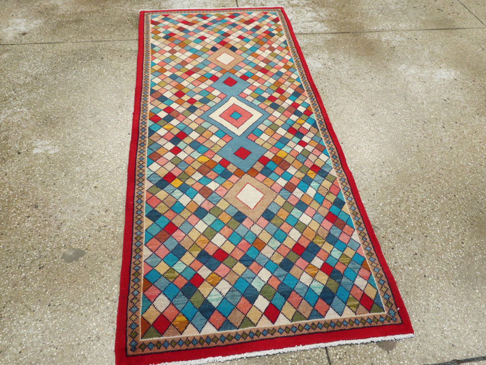 Vintage Persian Mahal Rug, No.26302 - Galerie Shabab