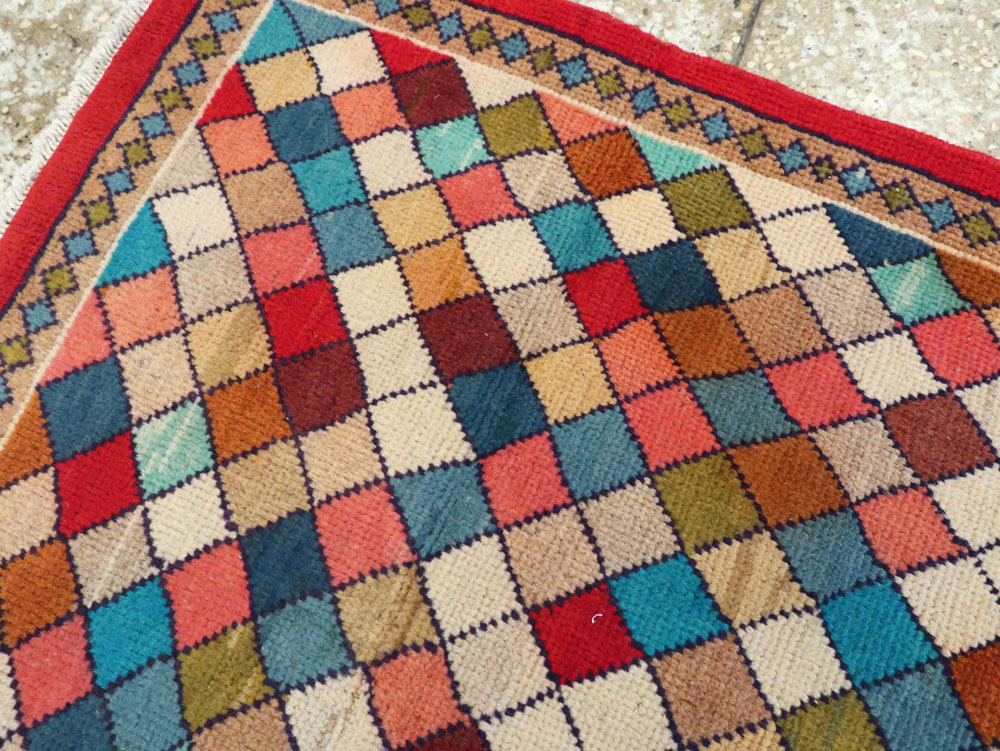 Vintage Persian Mahal Rug, No.26302 - Galerie Shabab