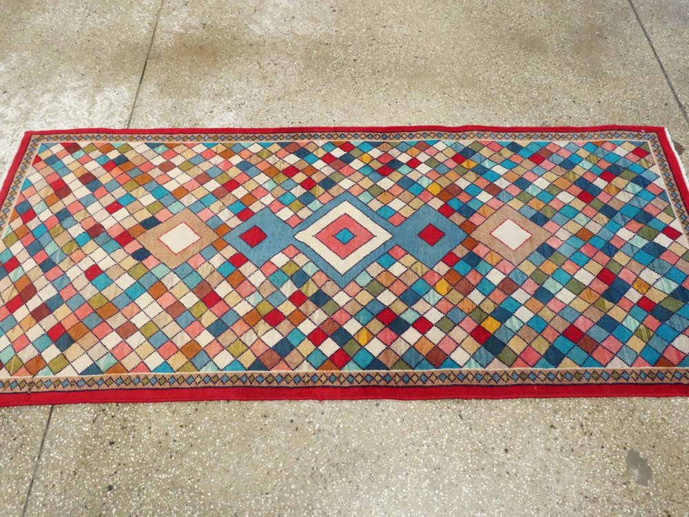 Vintage Persian Mahal Rug, No.26302 - Galerie Shabab