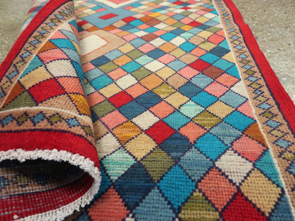 Vintage Persian Mahal Rug, No.26302 - Galerie Shabab
