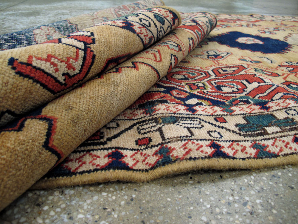 Vintage Persian Mahal Rug, No.26303 - Galerie Shabab