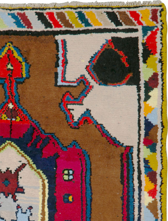 Vintage Persian Hamadan Rug, No.26304 - Galerie Shabab