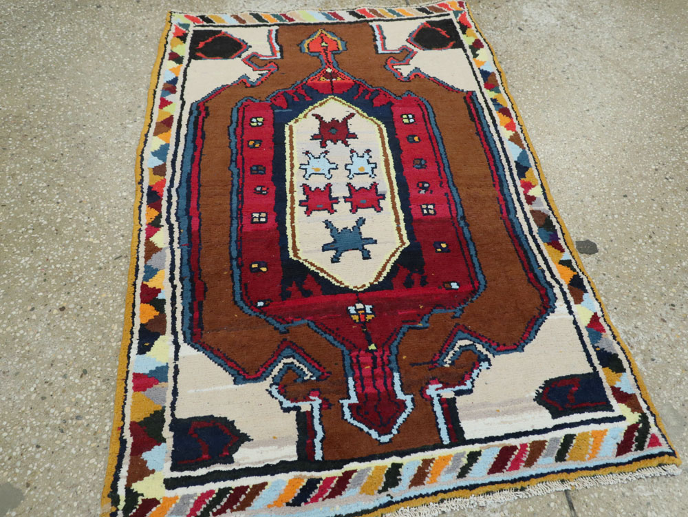 Vintage Persian Hamadan Rug, No.26304 - Galerie Shabab