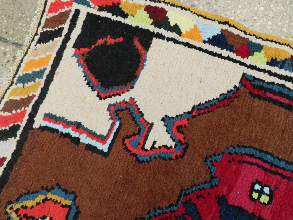 Vintage Persian Hamadan Rug, No.26304 - Galerie Shabab