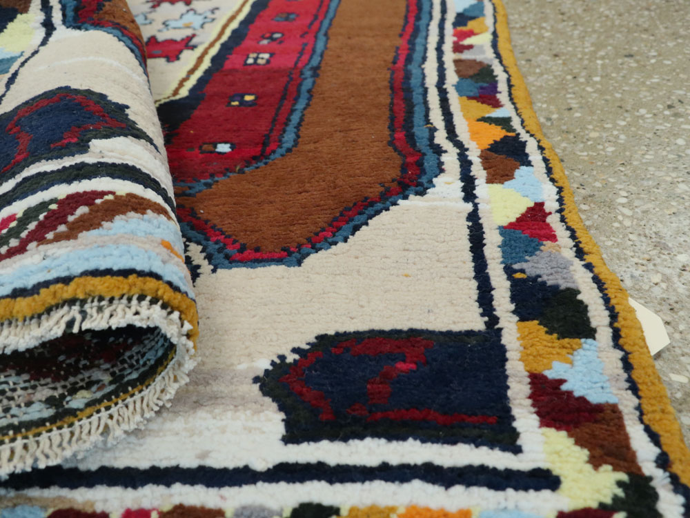 Vintage Persian Hamadan Rug, No.26304 - Galerie Shabab