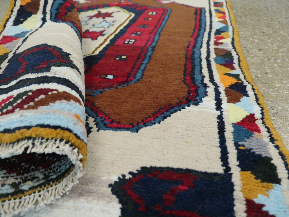 Vintage Persian Hamadan Rug, No.26304 - Galerie Shabab