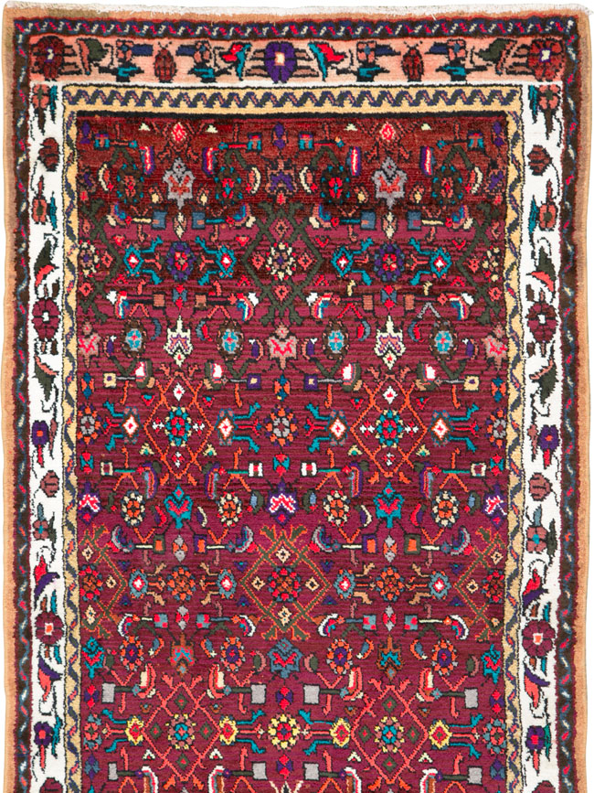 Vintage Persian Hamadan Rug, No.26306 - Galerie Shabab