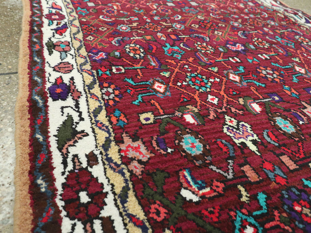 Vintage Persian Hamadan Rug, No.26306 - Galerie Shabab