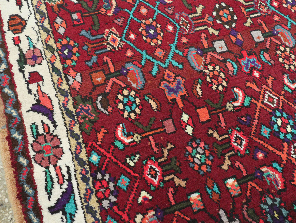 Vintage Persian Hamadan Rug, No.26306 - Galerie Shabab