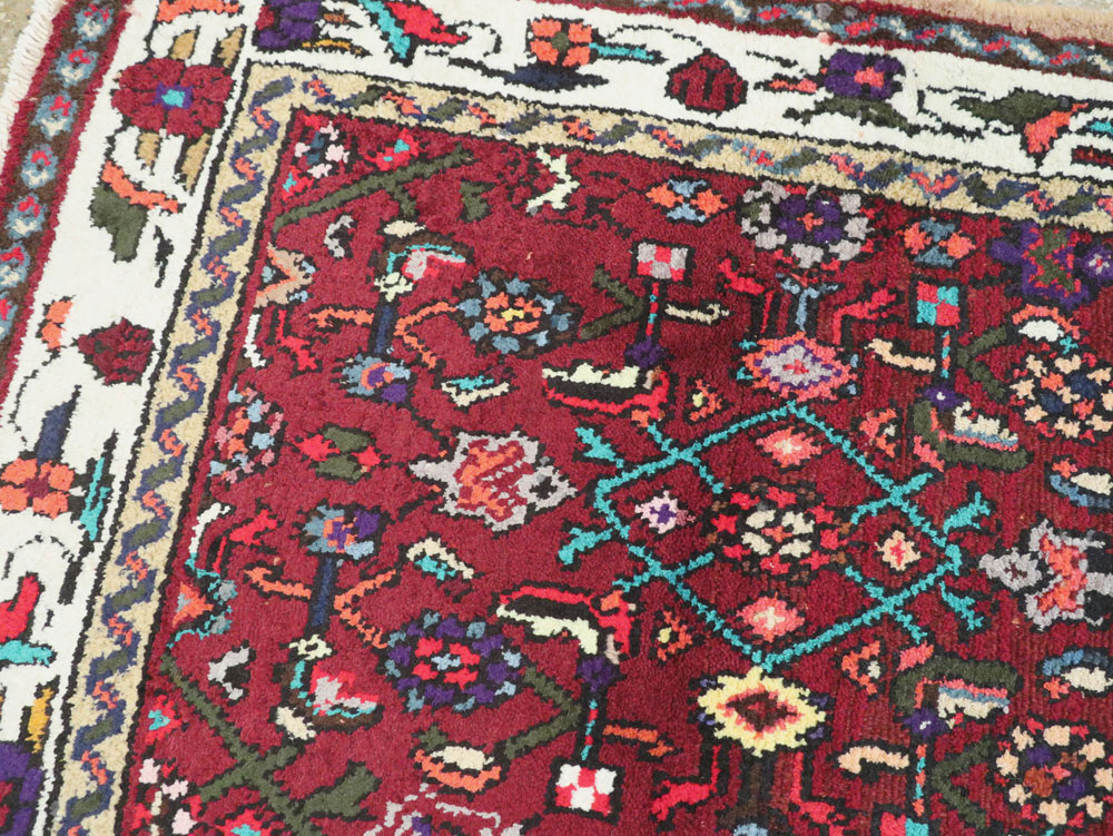Vintage Persian Hamadan Rug, No.26306 - Galerie Shabab