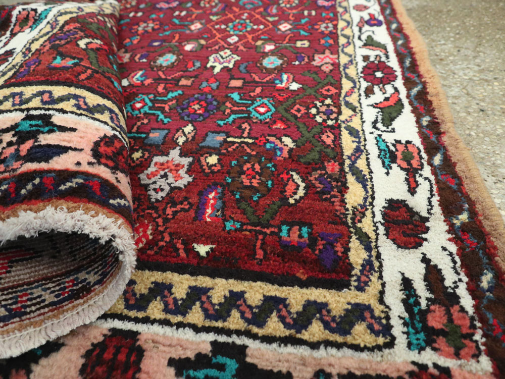 Vintage Persian Hamadan Rug, No.26306 - Galerie Shabab