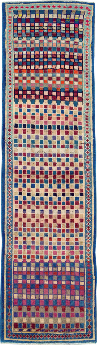 Vintage Persian Mahal Runner, No.26307 - Galerie Shabab
