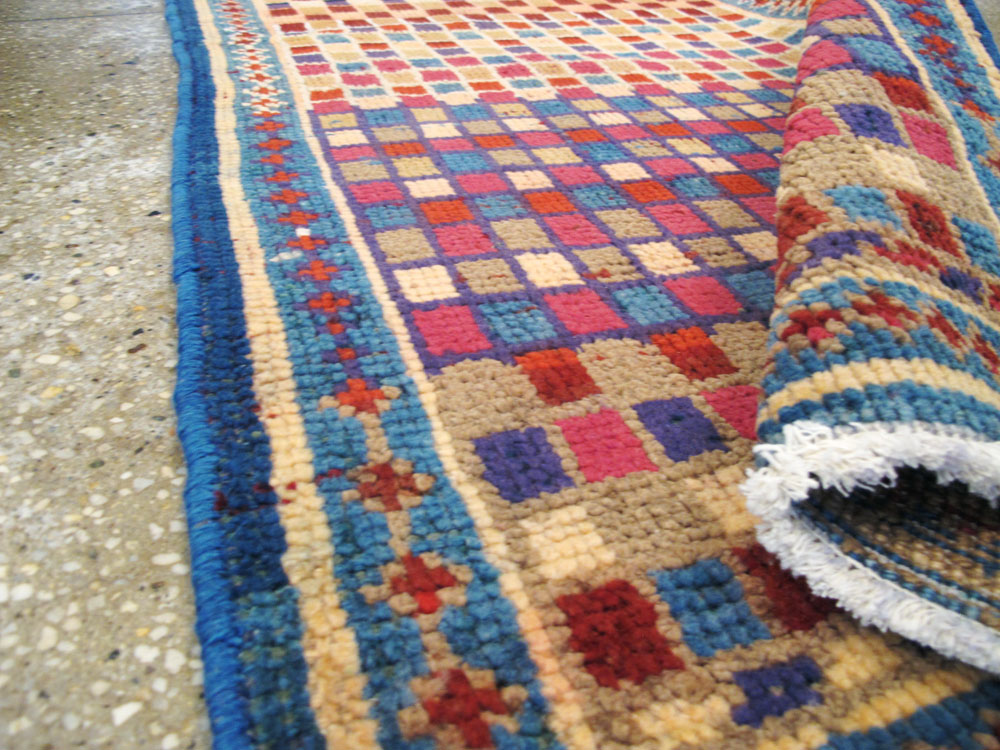 Vintage Persian Mahal Runner, No.26307 - Galerie Shabab