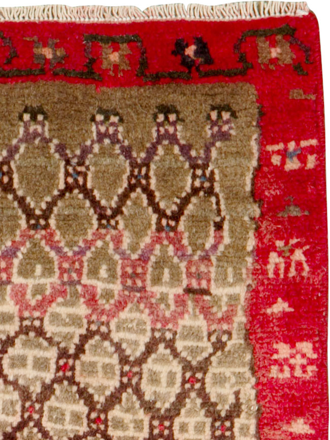 Vintage Persian Hamadan Rug, No.26308 - Galerie Shabab