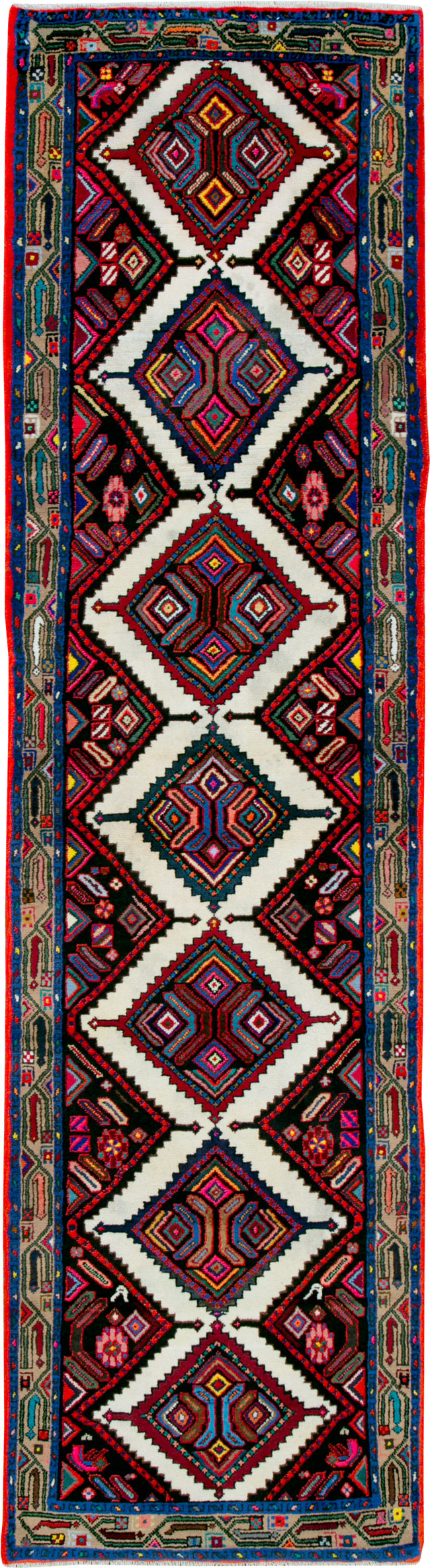 Vintage Persian Hamadan Rug, No.26309 - Galerie Shabab