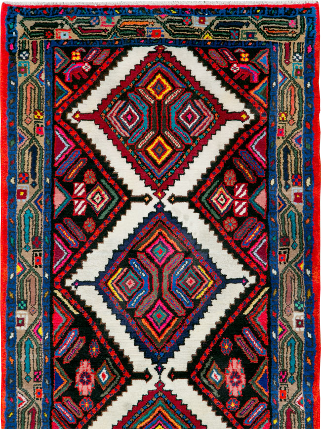 Vintage Persian Hamadan Rug, No.26309 - Galerie Shabab