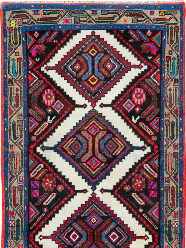 Vintage Persian Hamadan Rug, No.26309 - Galerie Shabab