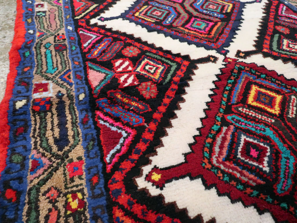 Vintage Persian Hamadan Rug, No.26309 - Galerie Shabab
