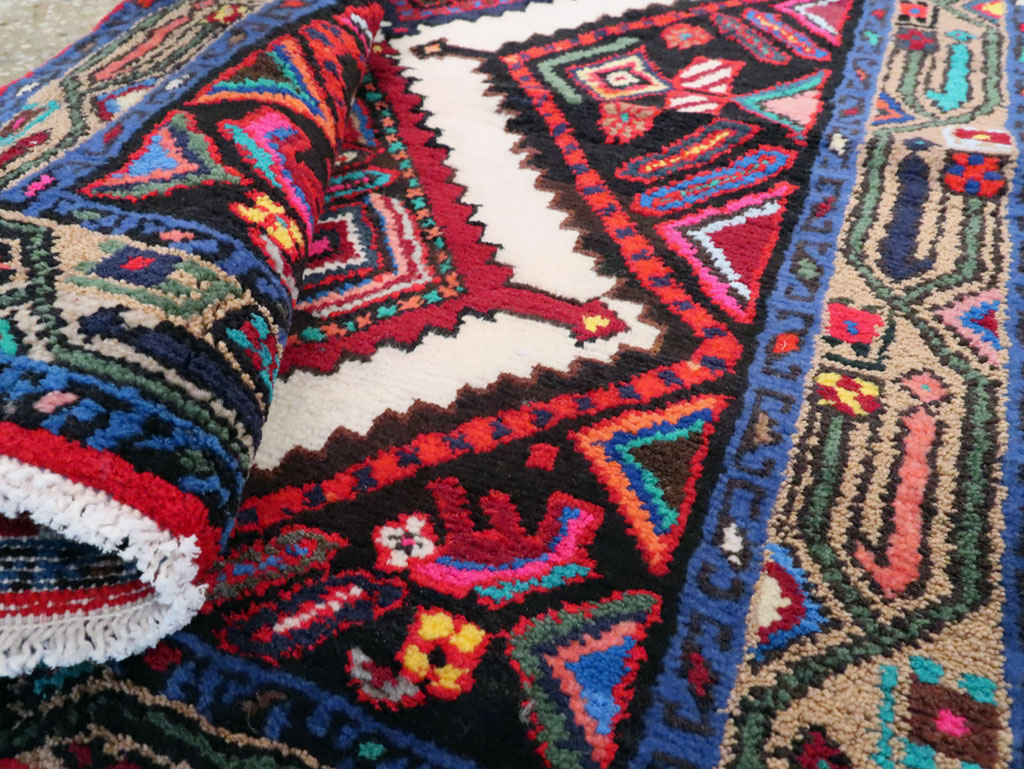 Vintage Persian Hamadan Rug, No.26309 - Galerie Shabab