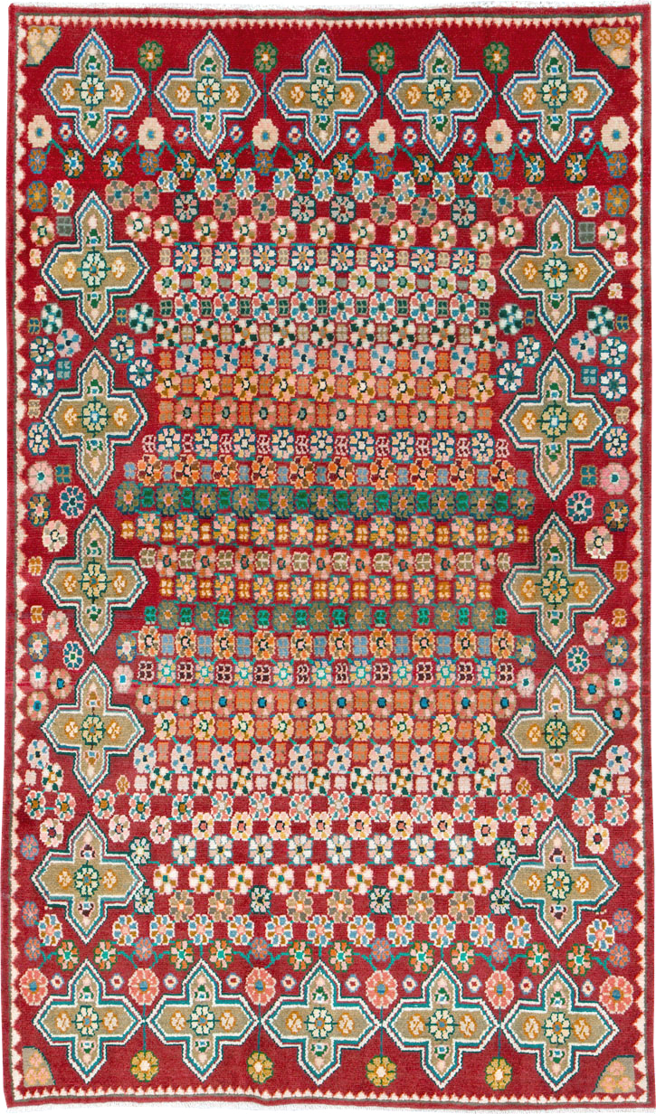Vintage Persian Kashan Rug, No.26310 - Galerie Shabab