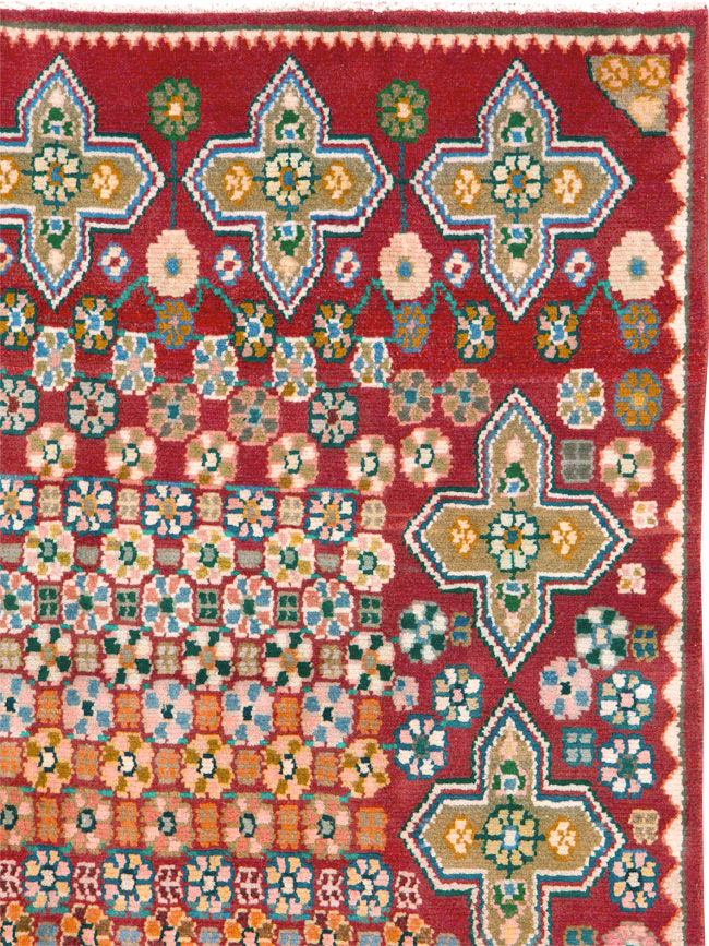 Vintage Persian Kashan Rug, No.26310 - Galerie Shabab