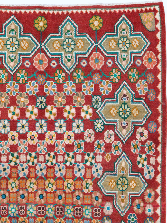 Vintage Persian Kashan Rug, No.26310 - Galerie Shabab