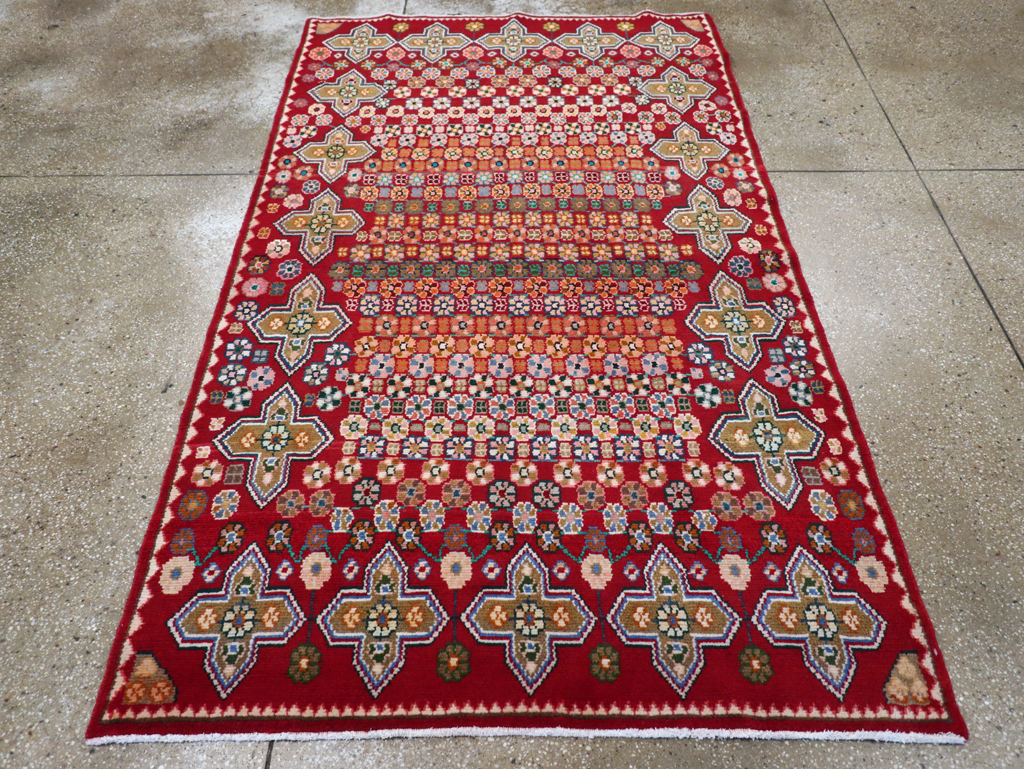 Vintage Persian Kashan Rug, No.26310 - Galerie Shabab