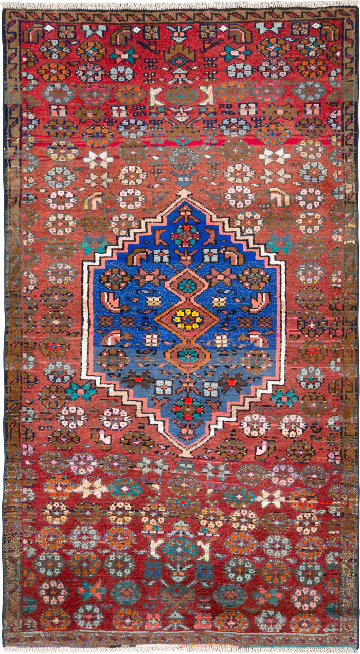Vintage Persian Hamadan Rug, No.26312 - Galerie Shabab