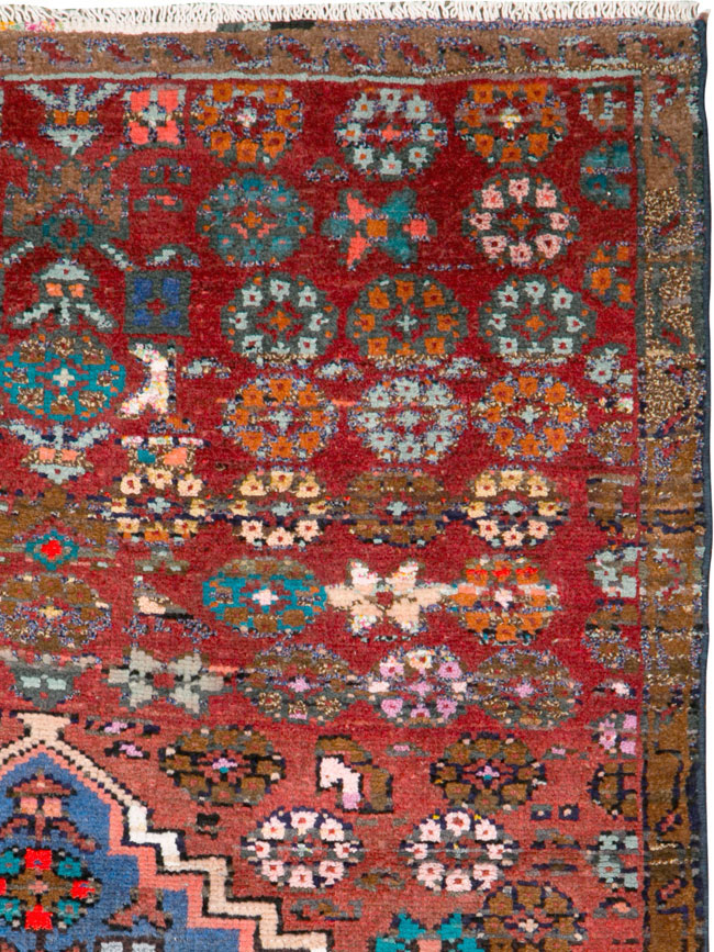 Vintage Persian Hamadan Rug, No.26312 - Galerie Shabab