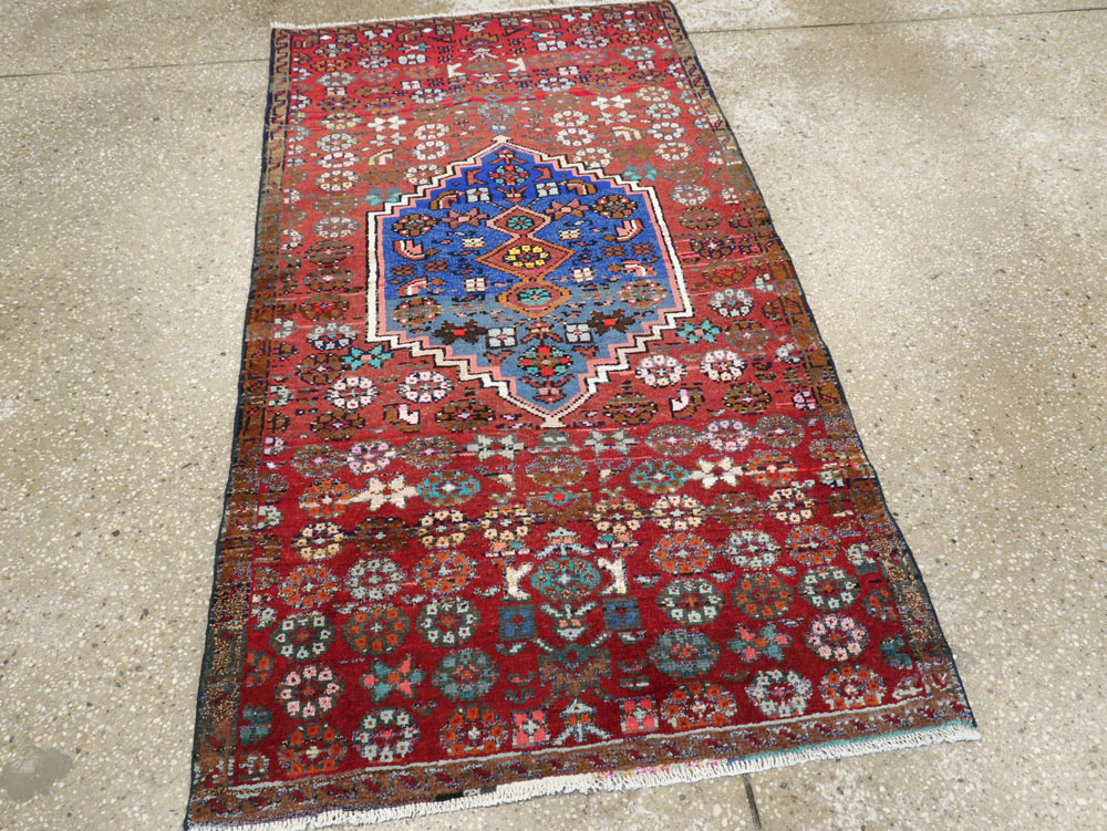 Vintage Persian Hamadan Rug, No.26312 - Galerie Shabab
