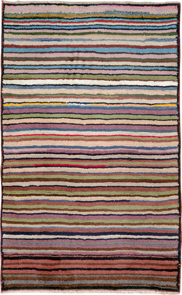 Vintage Persian Mahal Rug, No.26313 - Galerie Shabab