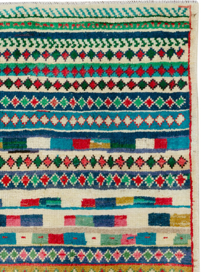 Vintage Persian Mahal Rug, No.26314 - Galerie Shabab