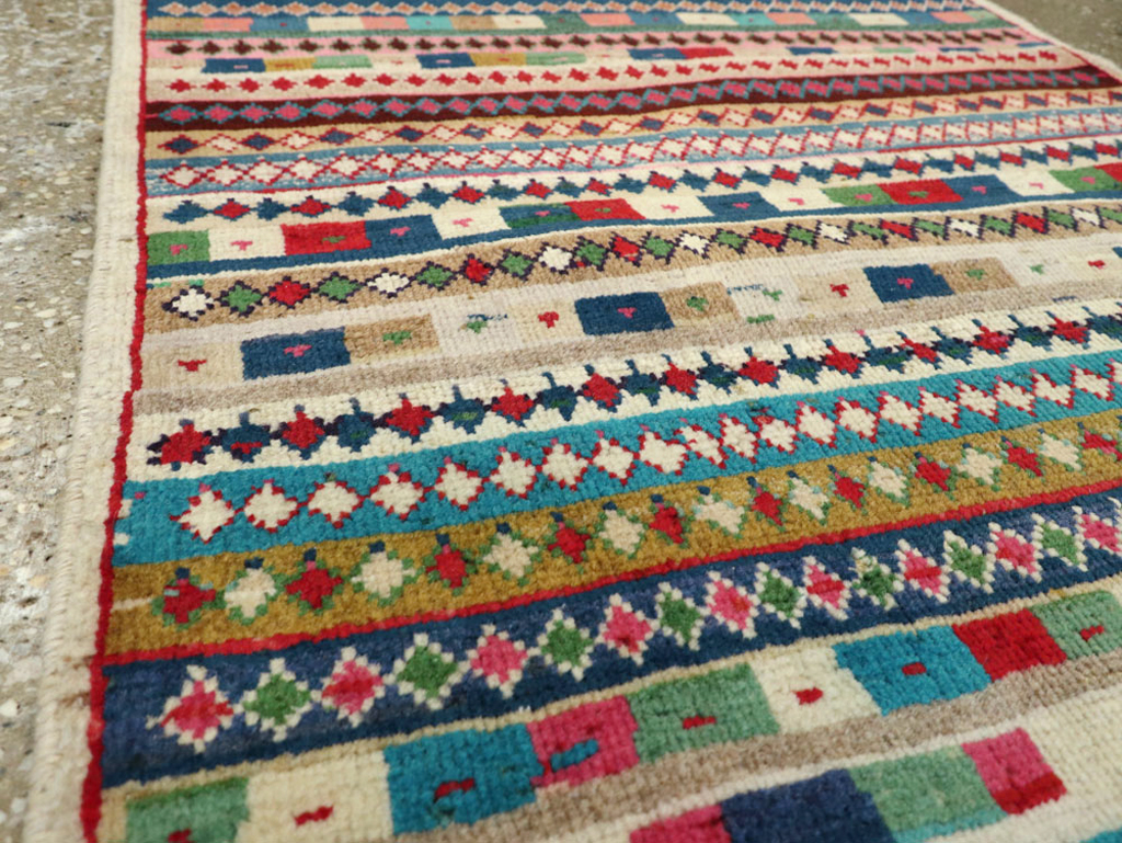 Vintage Persian Mahal Rug, No.26314 - Galerie Shabab