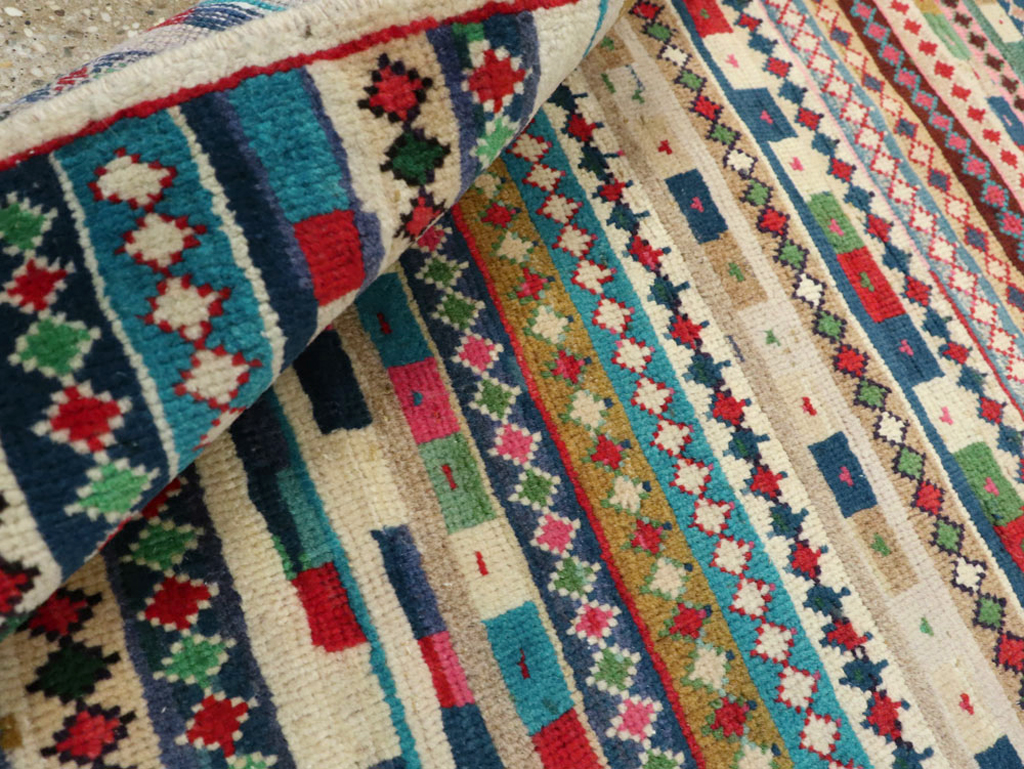 Vintage Persian Mahal Rug, No.26314 - Galerie Shabab