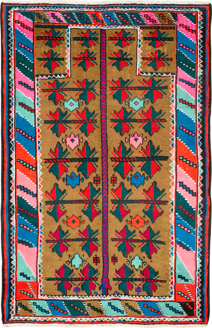 Vintage Persian Hamadan Rug, No.26316 - Galerie Shabab
