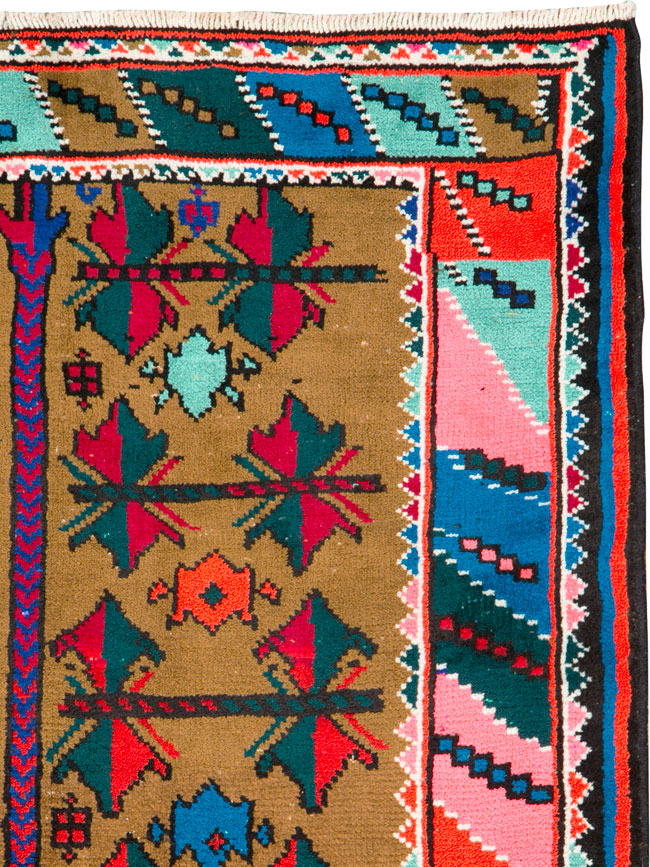 Vintage Persian Hamadan Rug, No.26316 - Galerie Shabab