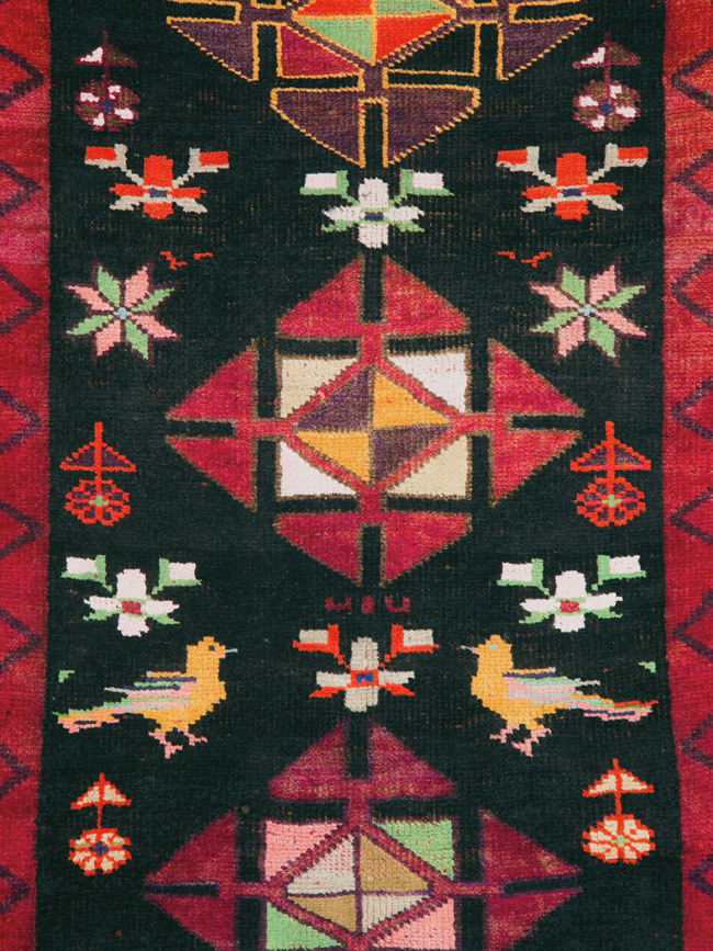 Vintage Persian Kurd Runner, No.26323 - Galerie Shabab