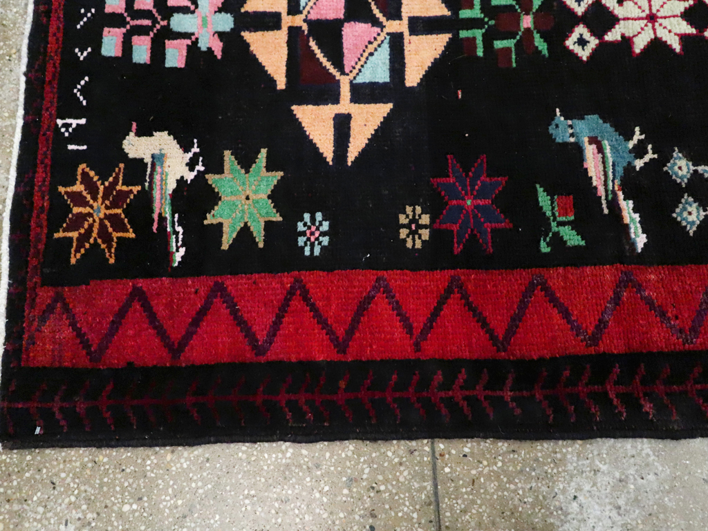 Vintage Persian Kurd Runner, No.26323 - Galerie Shabab