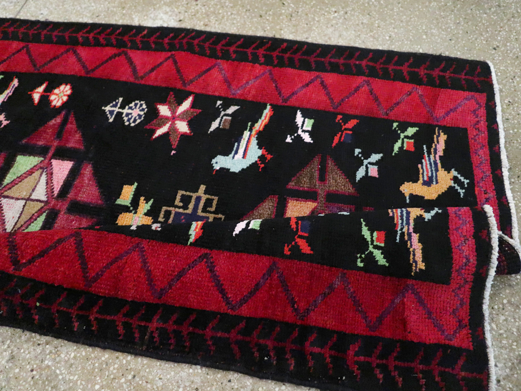 Vintage Persian Kurd Runner, No.26323 - Galerie Shabab