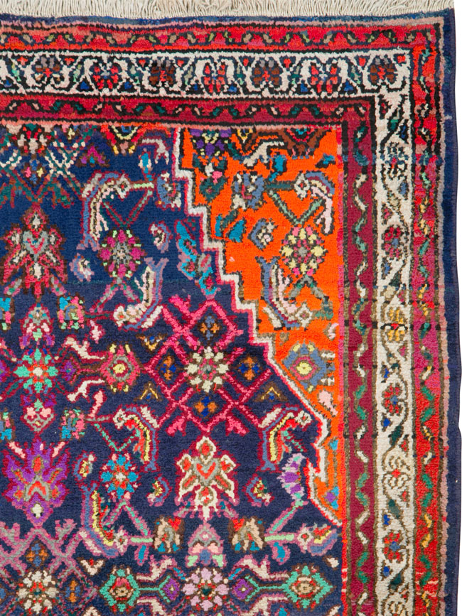 Vintage Persian Hamadan Gallery Carpet, No.26324 - Galerie Shabab