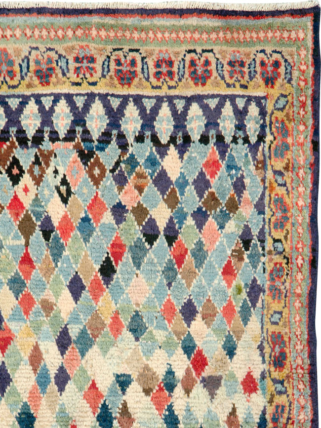 Vintage Persian Hamadan Runner, No.26325 - Galerie Shabab